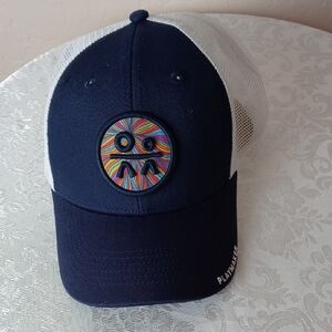 NWT Life Is Good Blue and White Hat with Logo Patch